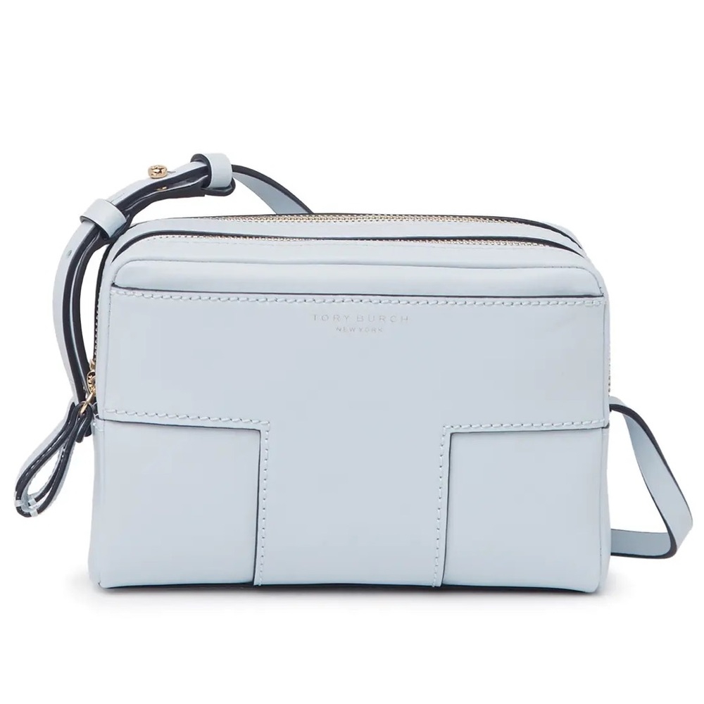 Tory Burch Block T Double Zip Crossbody